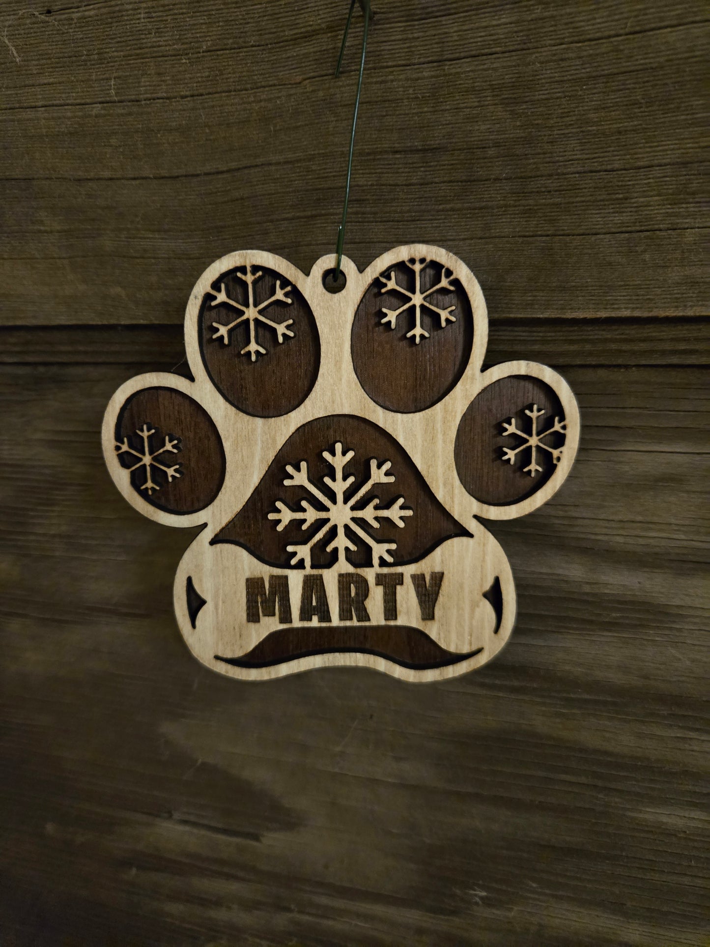 Dog Paw Customized Ornament