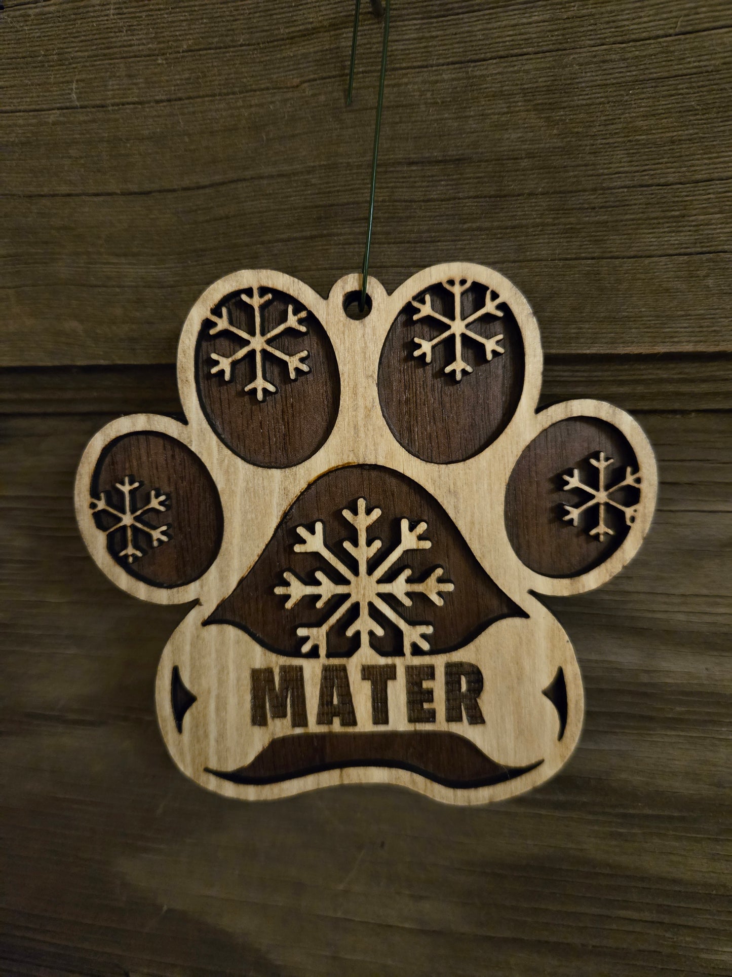 Dog Paw Customized Ornament