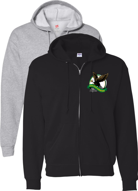Olive View Elementary Full-Zip Hoodie